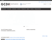 Tablet Screenshot of gcdh.de